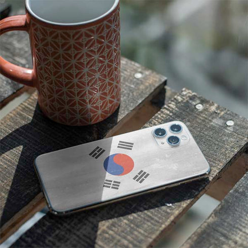 South Korean Flag Distressed iPhone 11 Pro Skin